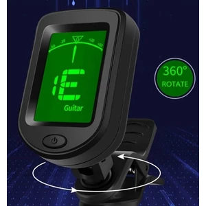 Hangoló csiptetős, univerzális, 360 fokban forgatható