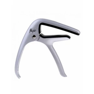 Capo klasszikus gitárra Flight, ezüst színben