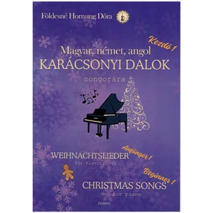 Földesné, Hornung Dóra, Magyar, német, angol karácsonyi dalok zongorára