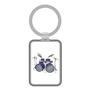 Kulcstartó fém, dobkészlet mintás