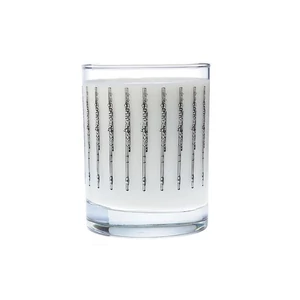 Üvegpohár, fuvola mintás