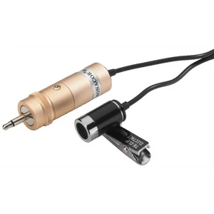 Mikrofon elektret, előerősítővel, csiptetős