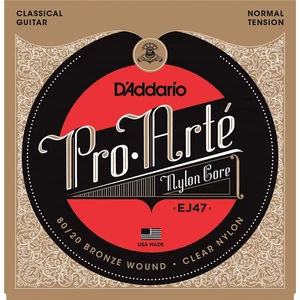 Klasszikus gitárhúrkészlet D'addario EJ47