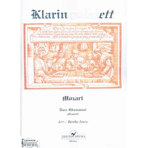DON GIOVANNI (MENÜETT) 4 KLARINÉT-ALTSZAXOFON  BENKE IMRE ÁTIRATA