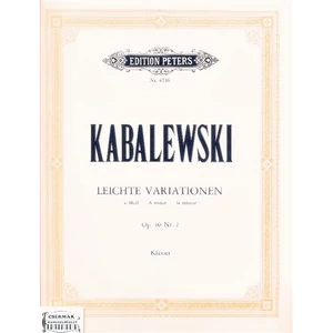 LEICHTE VARIATIONEN A-MOLL OP.40NR.2 FÜR KLAVIER