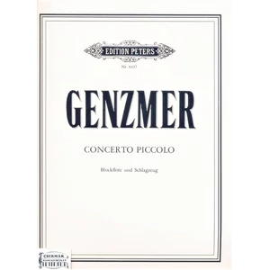 CONCERTO PICCOLO  BLOCKFLÖTE UND SCHLAGZEUG