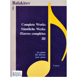 SAMTLICHE WERKE III. FÜR KLAVIER