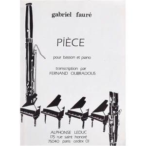 PIÉCE POUR BASSON ET PIANO