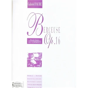 BERCEUSE OP.16.POUR PIANO