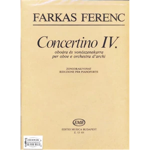 CONTERTINO IV.OBOÁRA ÉS VONÓSZENEKARRA