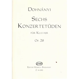 SECHS KONZERTETÜDEN FÜR KLAVIER OP.28.
