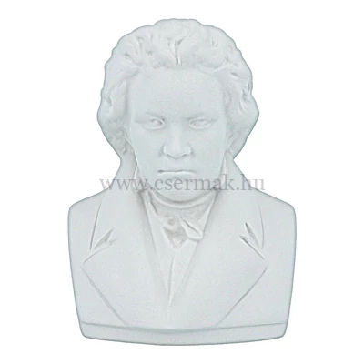 Mellszobor Beethoven, porcelán 12 cm