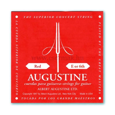 Klasszikusgitár húr, darab Augustine E6