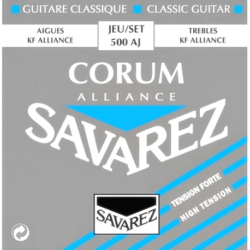 Klasszikus gitárhúrkészlet Savarez Corum Rouge