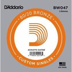 Ausztikusgitár húr darab D'Addario BW047