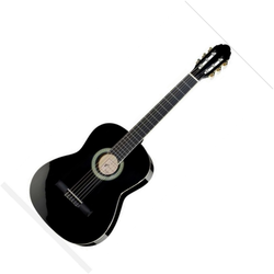 Klasszikus gitár Harley Benton, fekete CG200BK