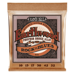 Akusztikus gitárhúrkészlet Ernie Ball Ph. bronz Rock&Blues 10-52