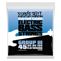 Basszusgitár húrkészlet Ernie Ball flatwound bass group iii 45-100