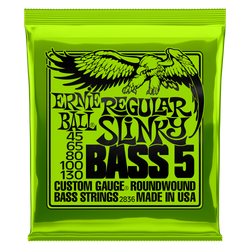 Basszusgitár húrkészlet Ernie Ball nickel wound bass reg 5 húr 45-130