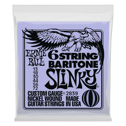 Bariton gitár húrkészlet Ernie Ball nickel wound slinky 13-72