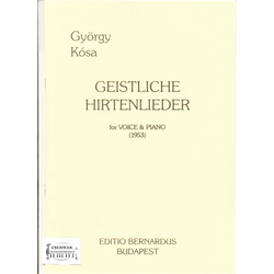 GEISTLICHE HIRTENLIEDER FOR VOICE &PIANO