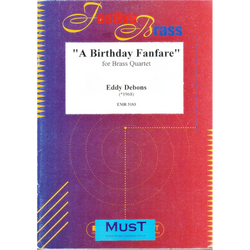A BIRTHDAY FANFARE  FOR BRASS QUARTET