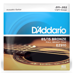 Akusztikusgitár húrkészlet D'Addario EZ910 11-52
