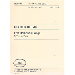 FIVE ROMANTIC SONGS  FOR VOICE ANDPIANO