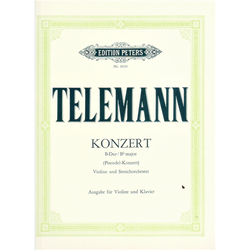 KONZERT B-DUR VIOLINE UND STREICHORCHESTER (PISENDEL-KONZERT)