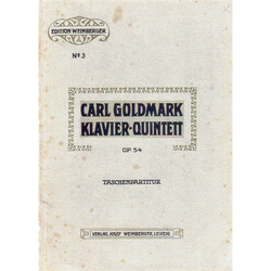 KLAVIER QUINTETT OP.54.  /A/
