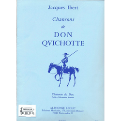 CHANSONS DE DON QUICHOTTE NO.3:CHANSON DU DUC CHANT ET PIANO