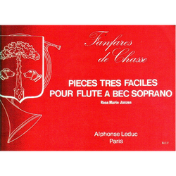 PIECES TRES FACILES POUR FLUTE A BEC SOPRANO