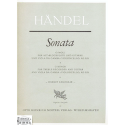 SONATA G-MOLL FÜR ALTBLOCKFLÖTE UNDGITARRE UND VIOLA DA GAMBA (VIOLONC