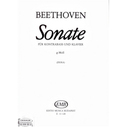 SONATE FÜR KONTRABASS UND KLAVIER G-MOLL