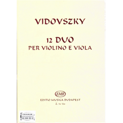 12 DUO PER VIOLINO E VIOLA