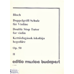 KETTŐSFOGÁSOK ISKOLÁJA HEGEDŰRE II.OP.50.