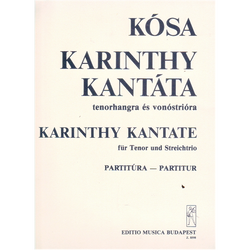 KARINTHY KANTÁTA TENORHANGRA ÉS VONÓSTRIÓRA. PARTITÚRA