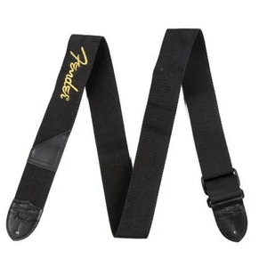 Gitárpánt Fender Poly fekete, sárga logóval