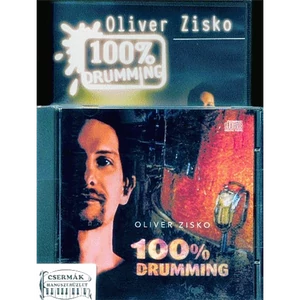 100 % DRUMMING  DVD+CD.19 DRUM SOLOS,6 VIDEO CLIPS,WARM-UP EXAMPLES