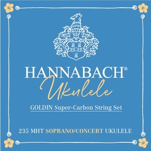 Ukulele húrkészlet Hannabach Goldin Super-Carbon szoprán- koncert