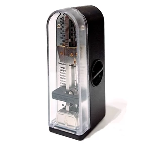 Metronom mechanikus, Taktel Mini, fekete 
