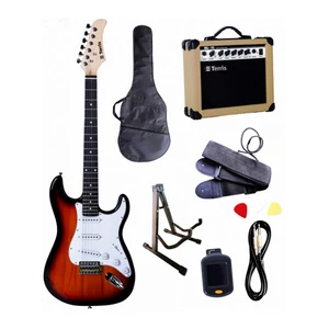 Elektromos gitár KÉSZLET Flight sunburst