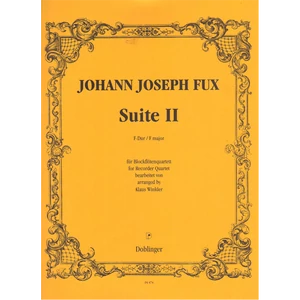 SUITE II.F-DUR FÜR BLOCKFLÖTENQUARTETT