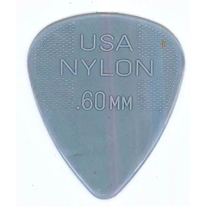 Pengető Dunlop nylon 0.60 mm szürke Pengető Dunlop nylon 0.60 mm szürke