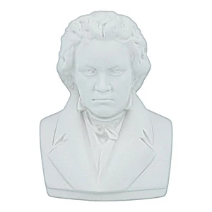Mellszobor Beethoven, porcelán