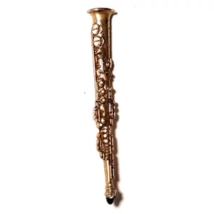 Kitűző. szoprán szaxofon Selmer