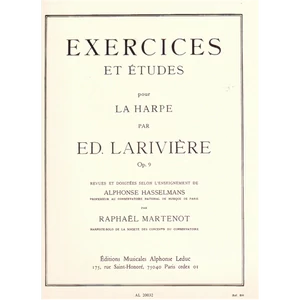 EXERCICES ET ETUDES OP.9. HARPE
