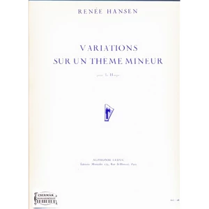 VARIATIONS SUR UN THÉME MINEUR  POUR LA HARPE