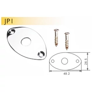 Jack plate Tele style