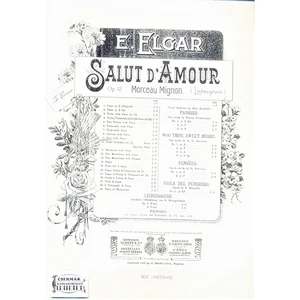 SALUT D'AMOUR OP.12.FOR OBOE